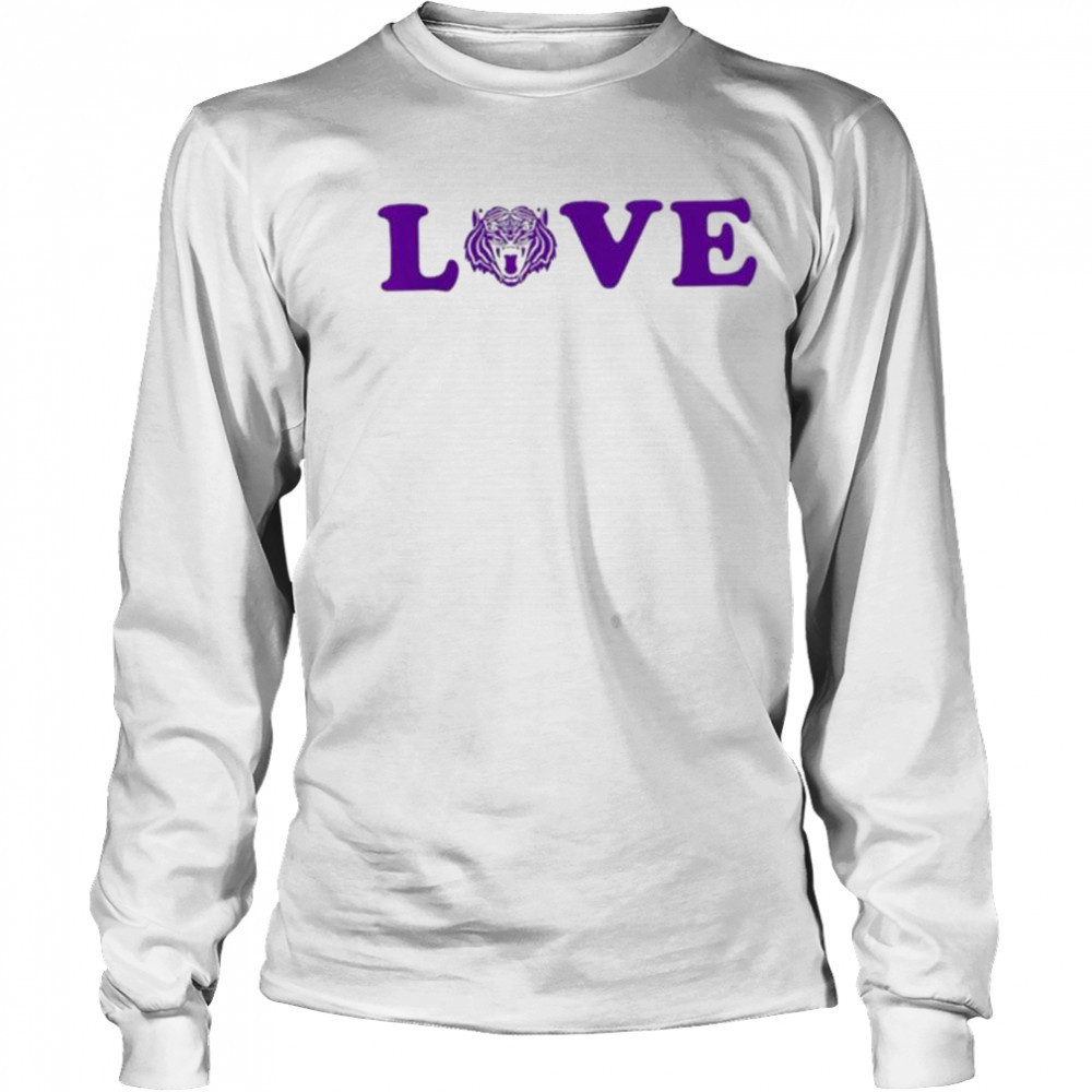 LSU Tigers love purple shirt Long Sleeved