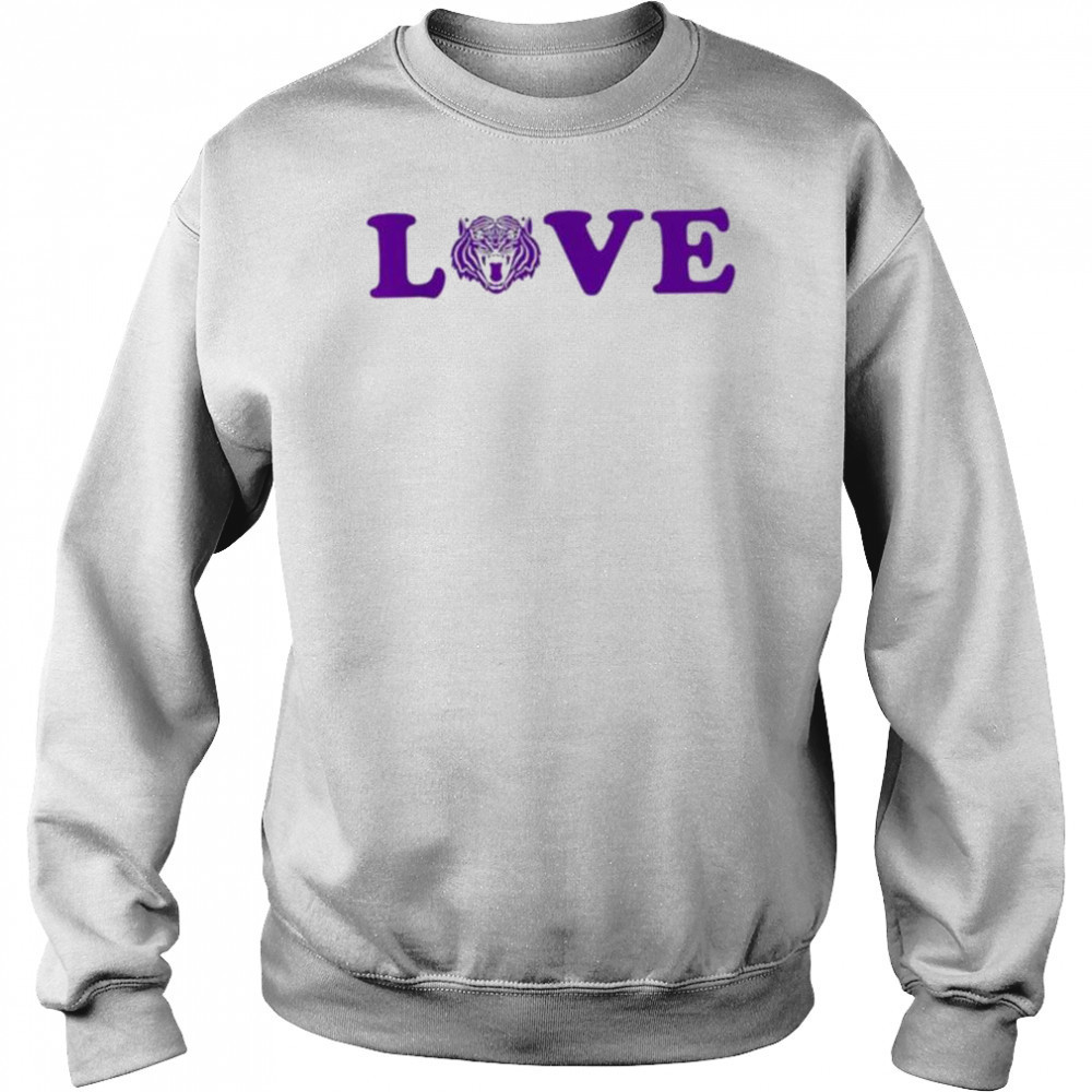LSU Tigers love purple shirt Hoodie
