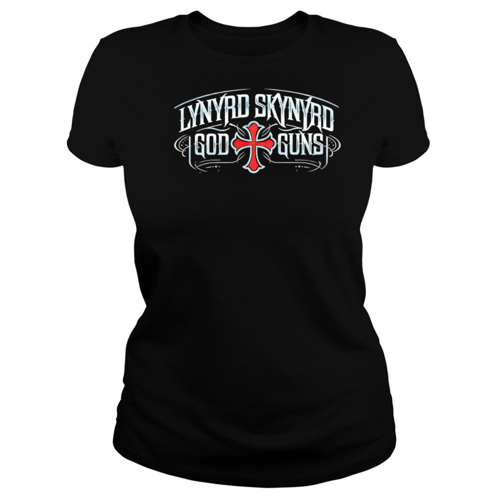 Lynyrd Skynyrd god guns shirt Women's T-shirt