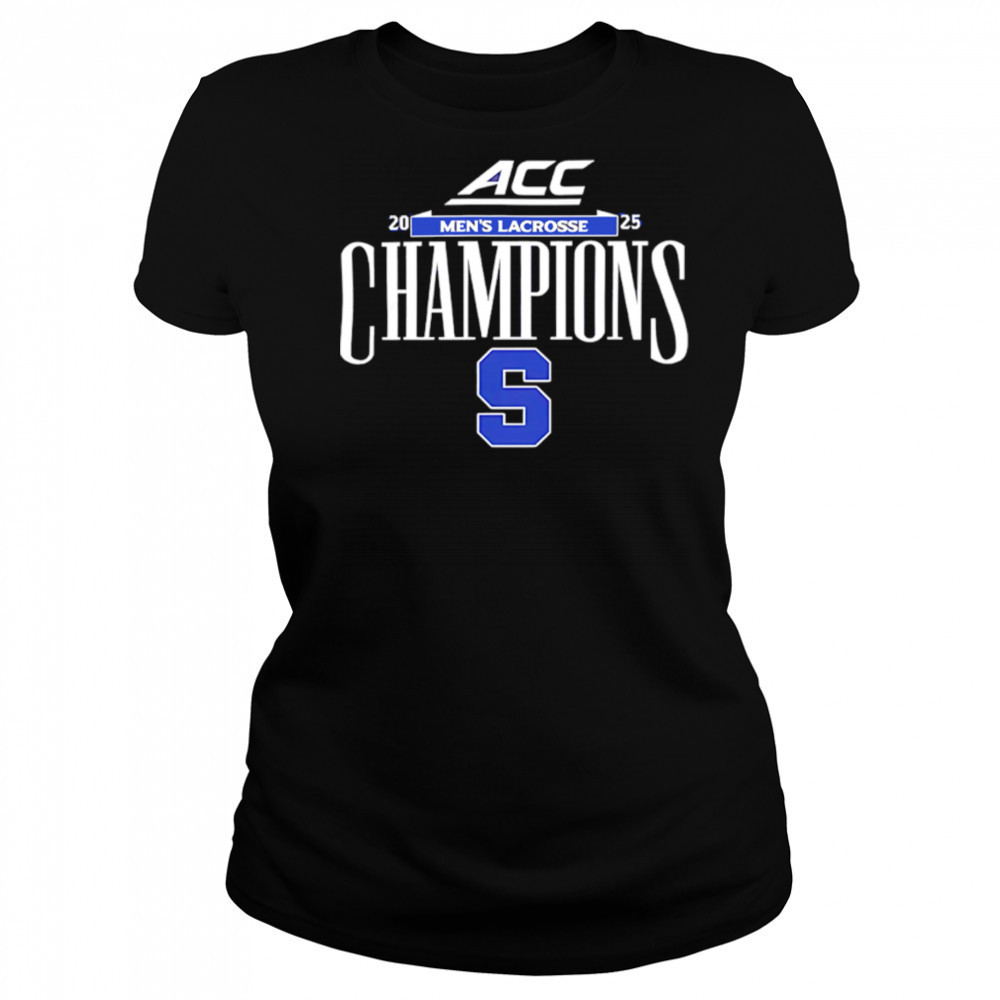 Men’s Lacrosse 2025 ACC Champs Locker Room shirt Women's T-shirt