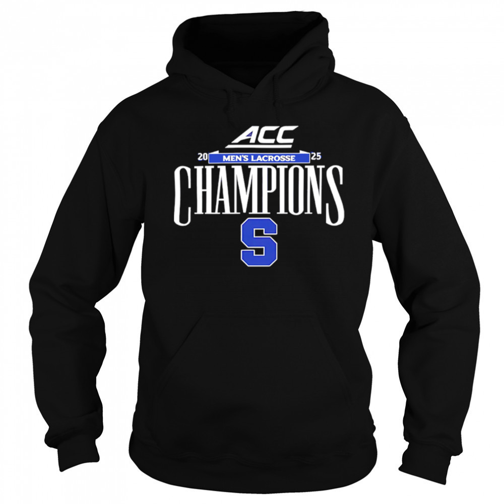 Men’s Lacrosse 2025 ACC Champs Locker Room shirt Sweatshirt