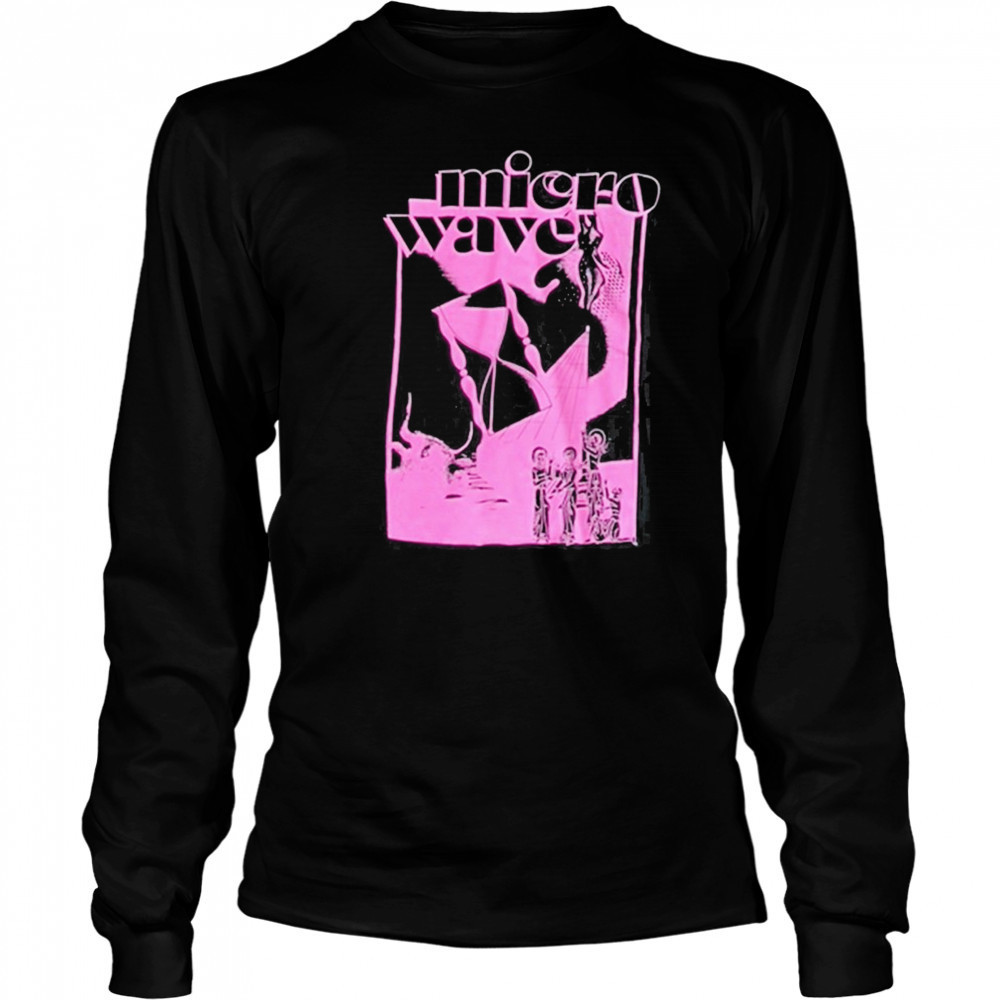 Microwave Hourglass T-shirt Long Sleeved