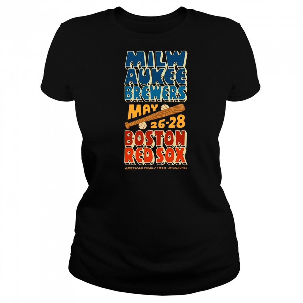 Milwaukee Brewers Vs Boston Red Sox May 26-28 2025 American Family Field Milwaukee Vintage t-shirt Women's T-shirt
