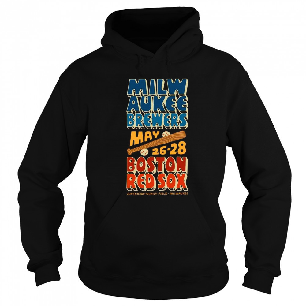 Milwaukee Brewers Vs Boston Red Sox May 26-28 2025 American Family Field Milwaukee Vintage t-shirt Sweatshirt
