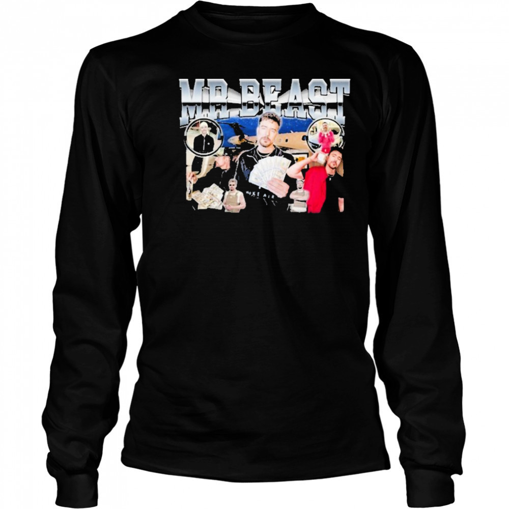 Mr Beast Hood T-shirt Long Sleeved