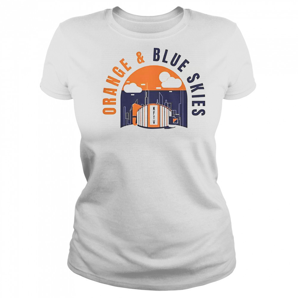 New York Knicks Orange & Blue Skies T-Shirt Women's T-shirt