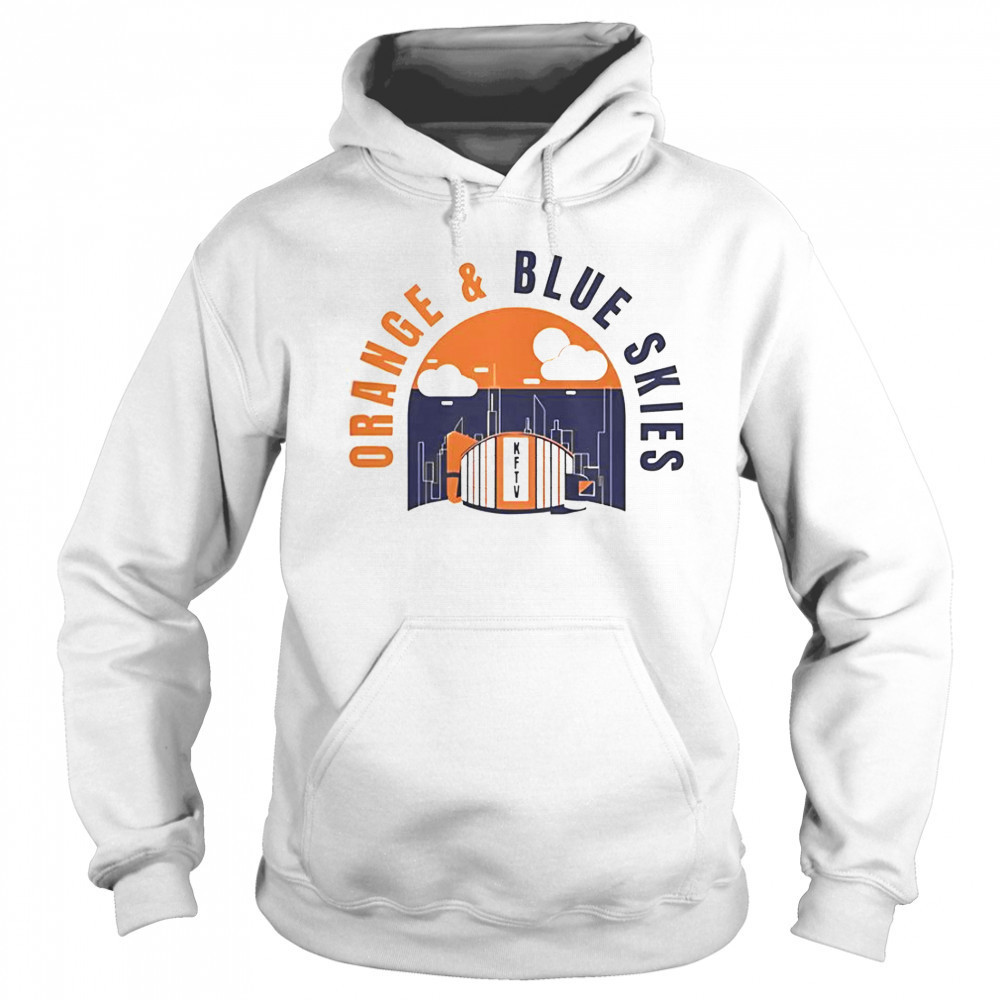 New York Knicks Orange & Blue Skies T-Shirt Sweatshirt