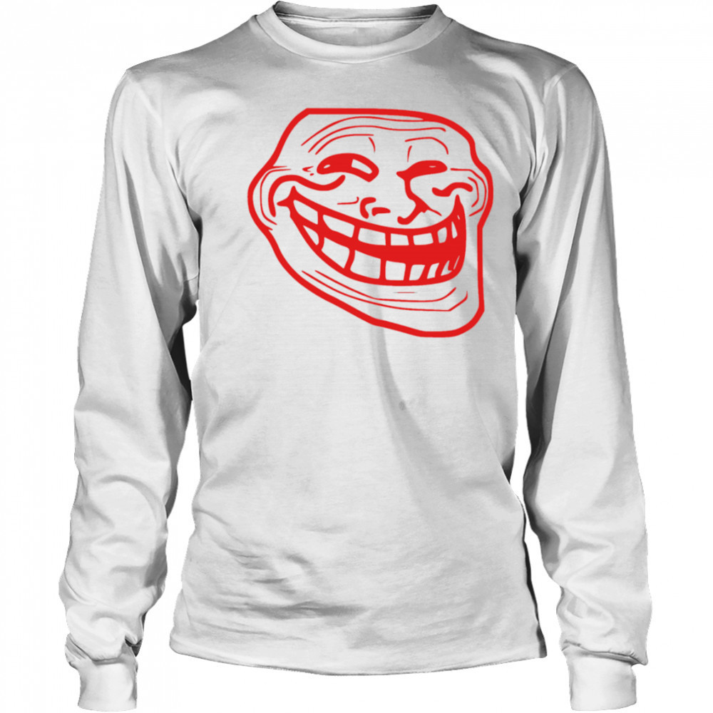 Ninja Troll Face shirt Long Sleeved