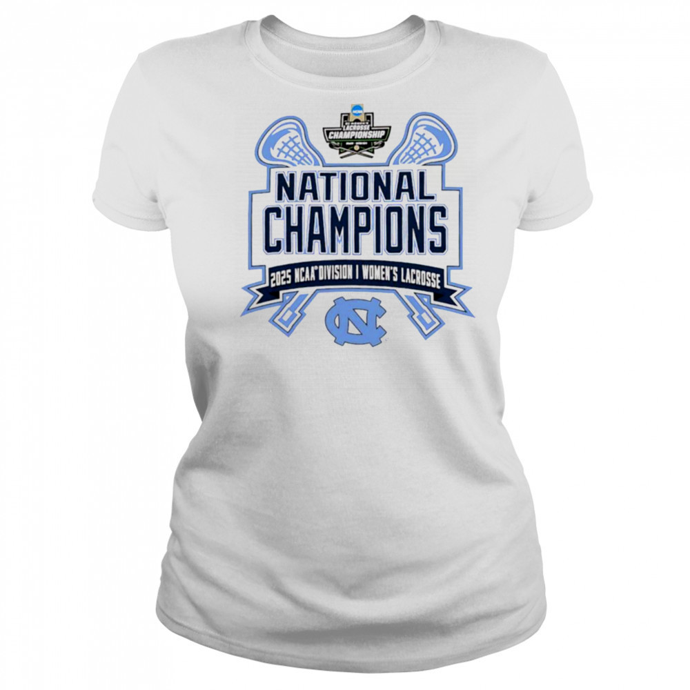 North Carolina Tar Heels National Champions 2025 NCAA DI women’s Lacrosse logo T shirt Women's T-shirt