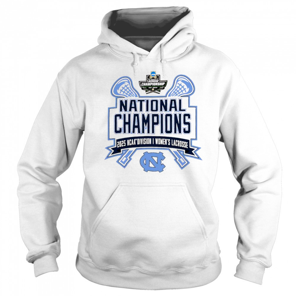 North Carolina Tar Heels National Champions 2025 NCAA DI women’s Lacrosse logo T shirt Sweatshirt