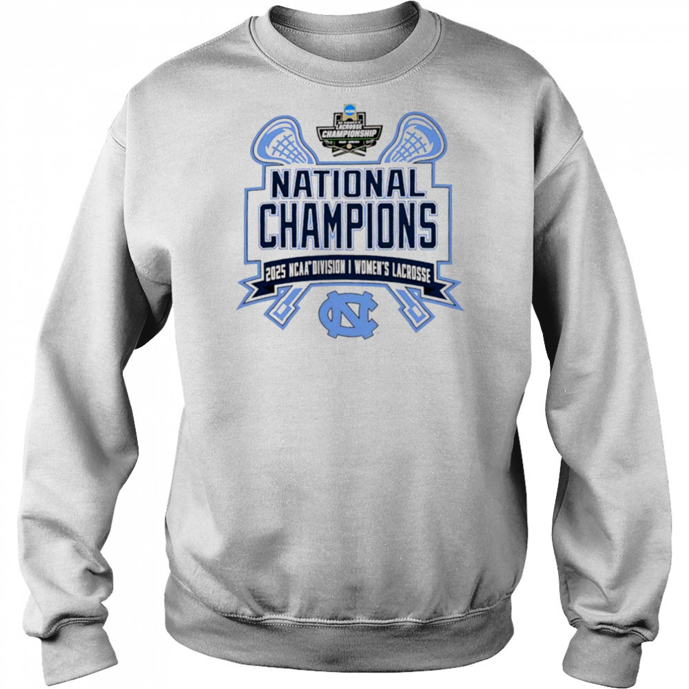 North Carolina Tar Heels National Champions 2025 NCAA DI women’s Lacrosse logo T shirt Hoodie