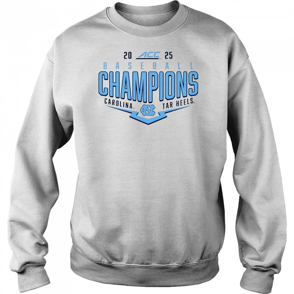 North Carolina Tar Heels NCAA ACC 2025 Baseball Conference Tournament Champions Playoff Pitch t-shirt Hoodie