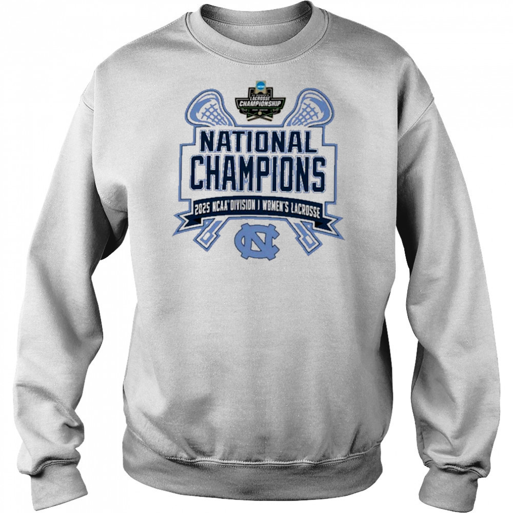 North Carolina Tar Heels NCAA Division I Women’s Lacrosse National Champions 2025 t-shirt Hoodie