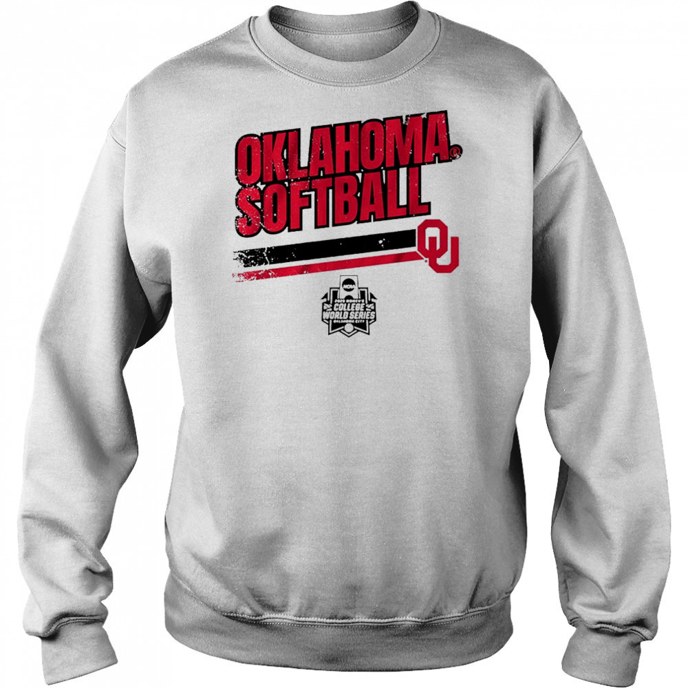 Oklahoma Sooners Softball Women’s College World Series Stripe NCAA 2025 t-shirt Hoodie