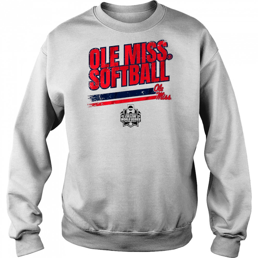 Ole Miss Rebels Softball Women’s College World Series Stripe NCAA 2025 t-shirt Hoodie