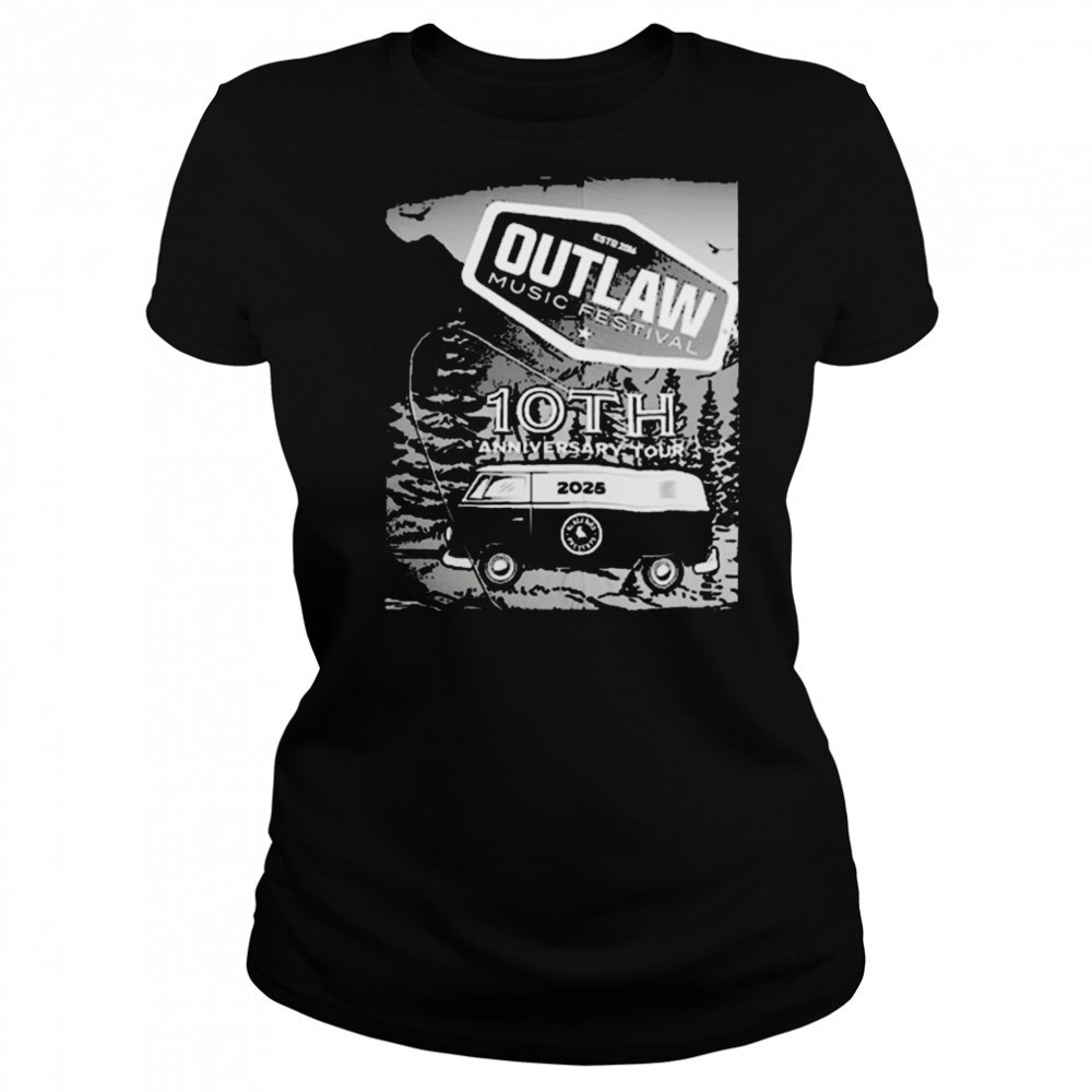 Outlaw Music Festival 10th Anniversary Tour 2025 Show At The Gorge Amphitheatre On May 25 2025 Quincy WA T shirts Women's T-shirt