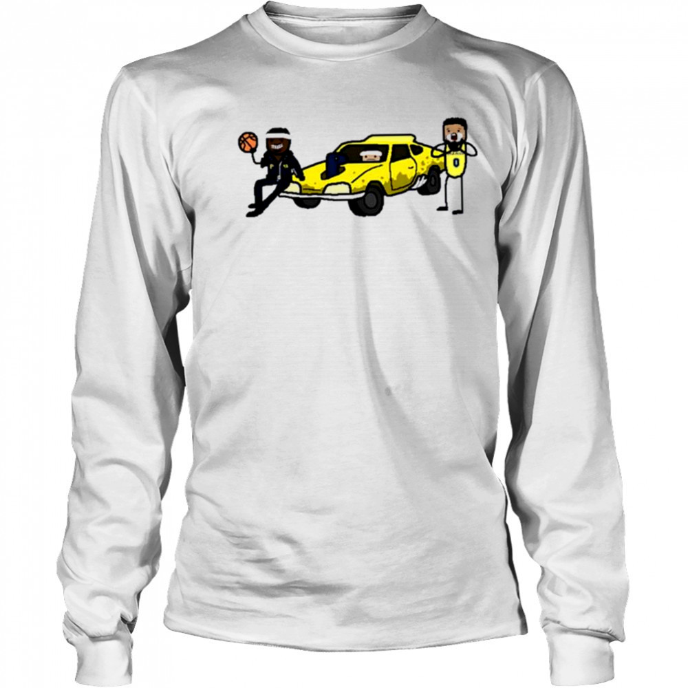 Pacer’s are 6 1 on the road Pacers road Warriors cartoon shirt Long Sleeved