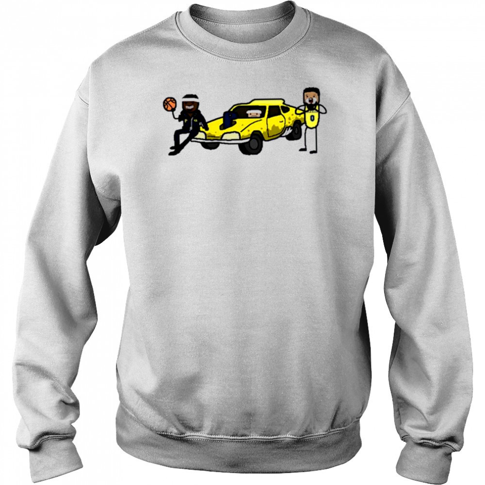 Pacer’s are 6 1 on the road Pacers road Warriors cartoon shirt Hoodie