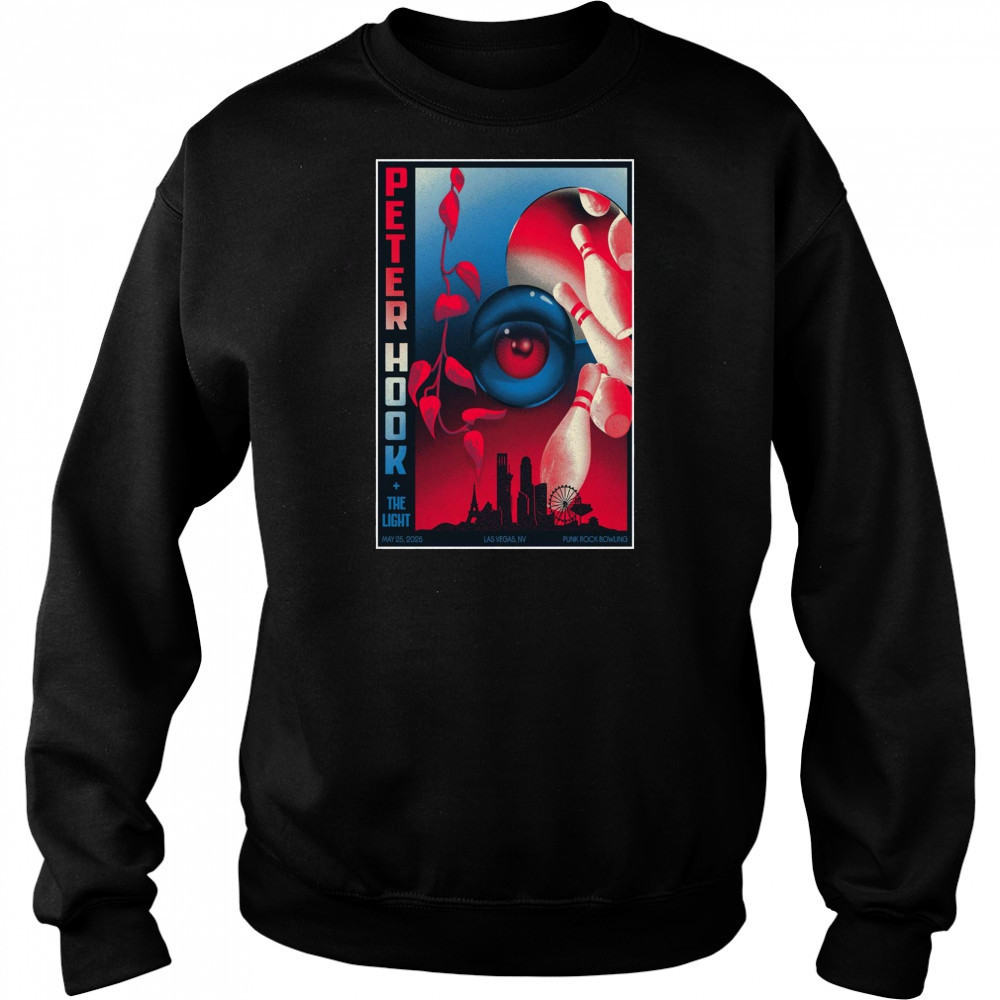 Peter Hook and The Light Punk Rock Bowling Las Vegas NV May 25 2025 Tour t-shirt Hoodie