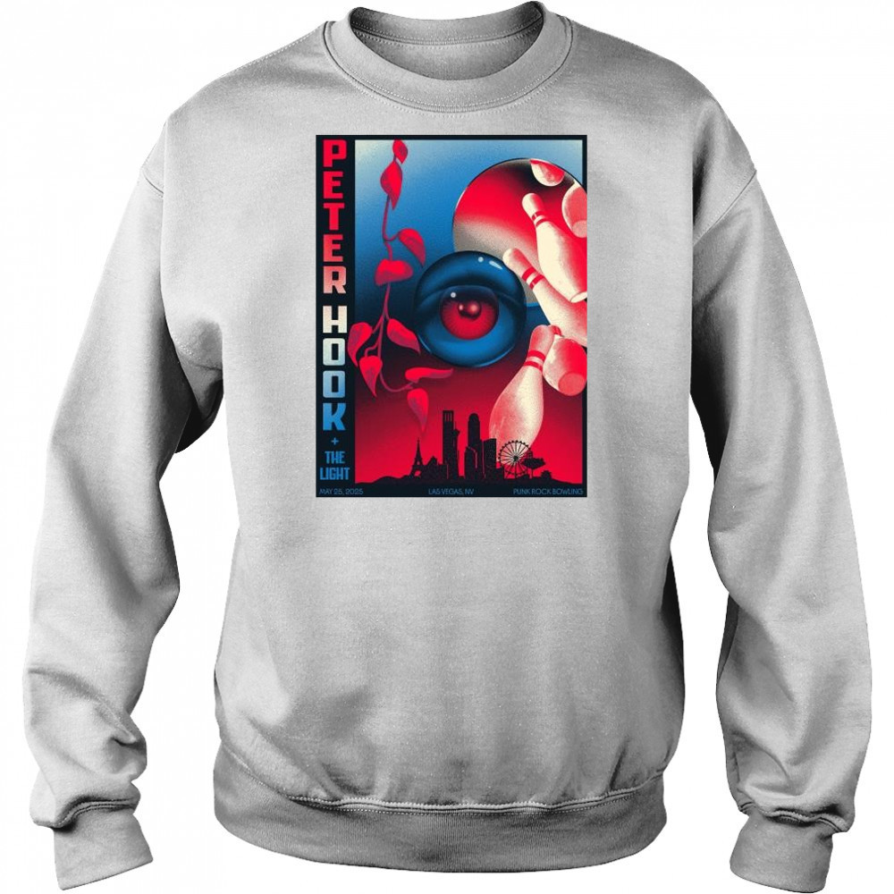 Peter Hook & The Light Punk Rock Bowling Las Vegas NV May 25 2025 Tour t-shirt Hoodie