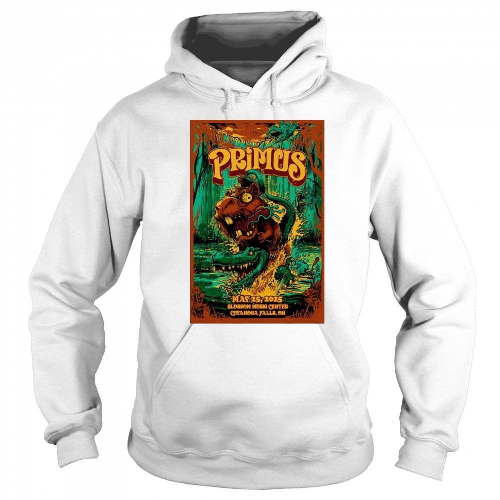 Primus Blossom Music Center Cuyahoga Falls OH May 25 2025 Tour t-shirt Sweatshirt
