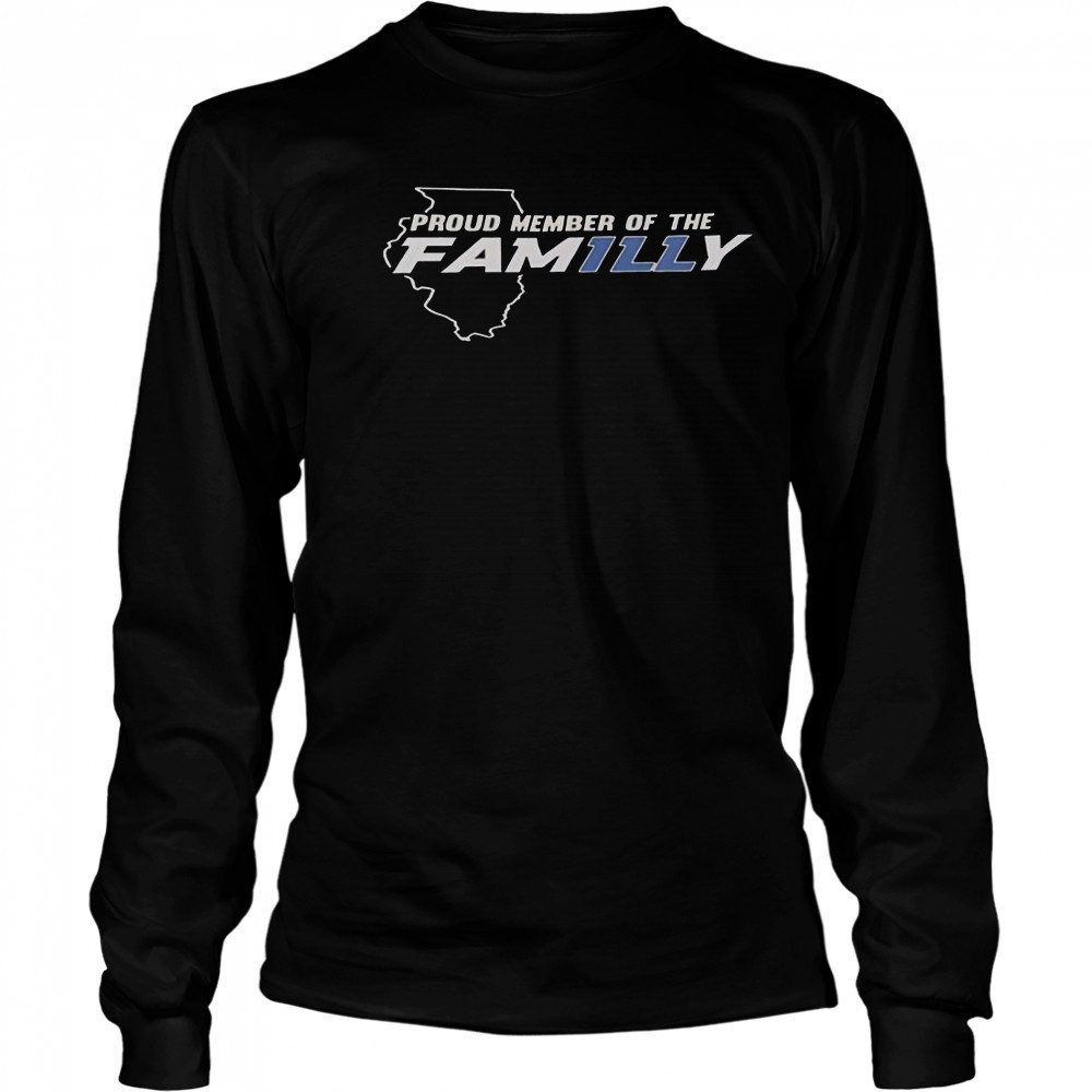 Proud Member Of The Familly Illinois Fighting Illini T-Shirt Long Sleeved