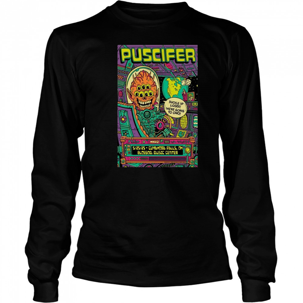 Puscifer Blossom Music Center Cuyahoga Falls OH May 25 2025 Concert t-shirt Long Sleeved