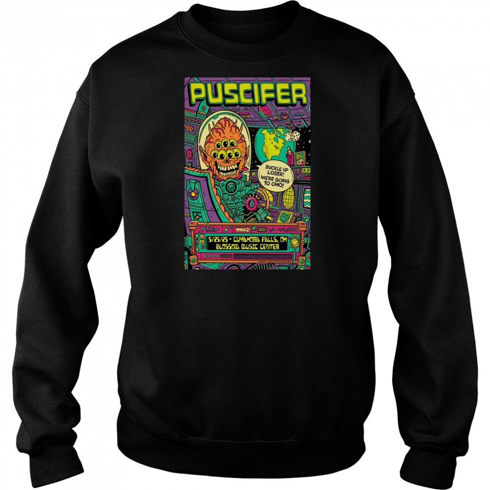 Puscifer Blossom Music Center Cuyahoga Falls OH May 25 2025 Concert t-shirt Hoodie