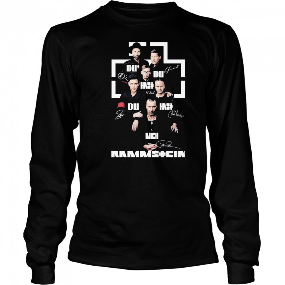 Rammstein Photo Signatures 2025 T-Shirt Long Sleeved