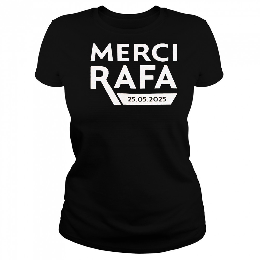 Roland Garros Merci Rafa 25 5 2025 T-shirt Women's T-shirt