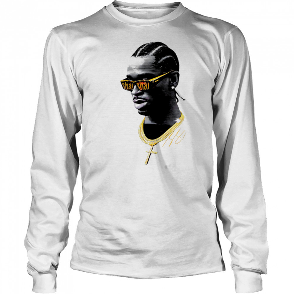 Shai Gilgeous Alexander Bootleg Rap Tee Style 2025 Nba Mvp shirt Long Sleeved