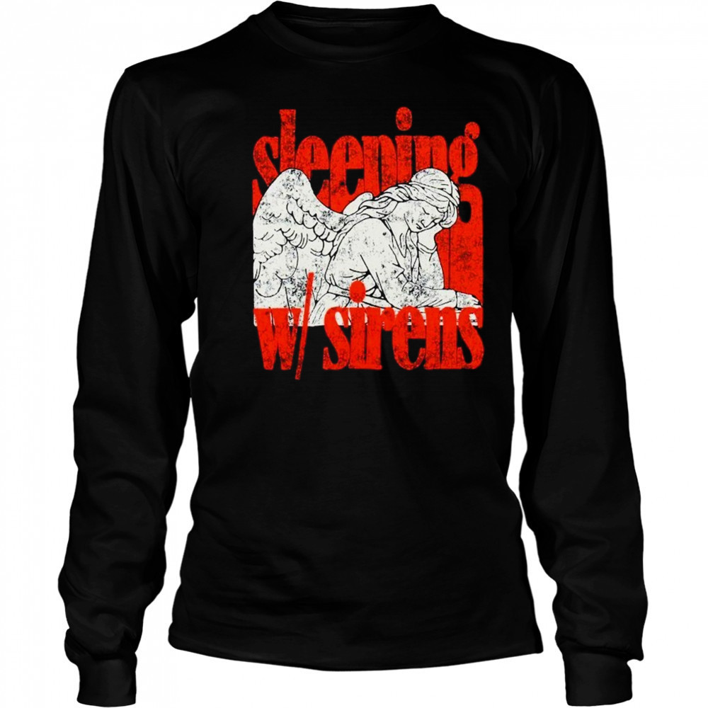 Sleeping With Sirens Crying Angel T-Shirt Long Sleeved