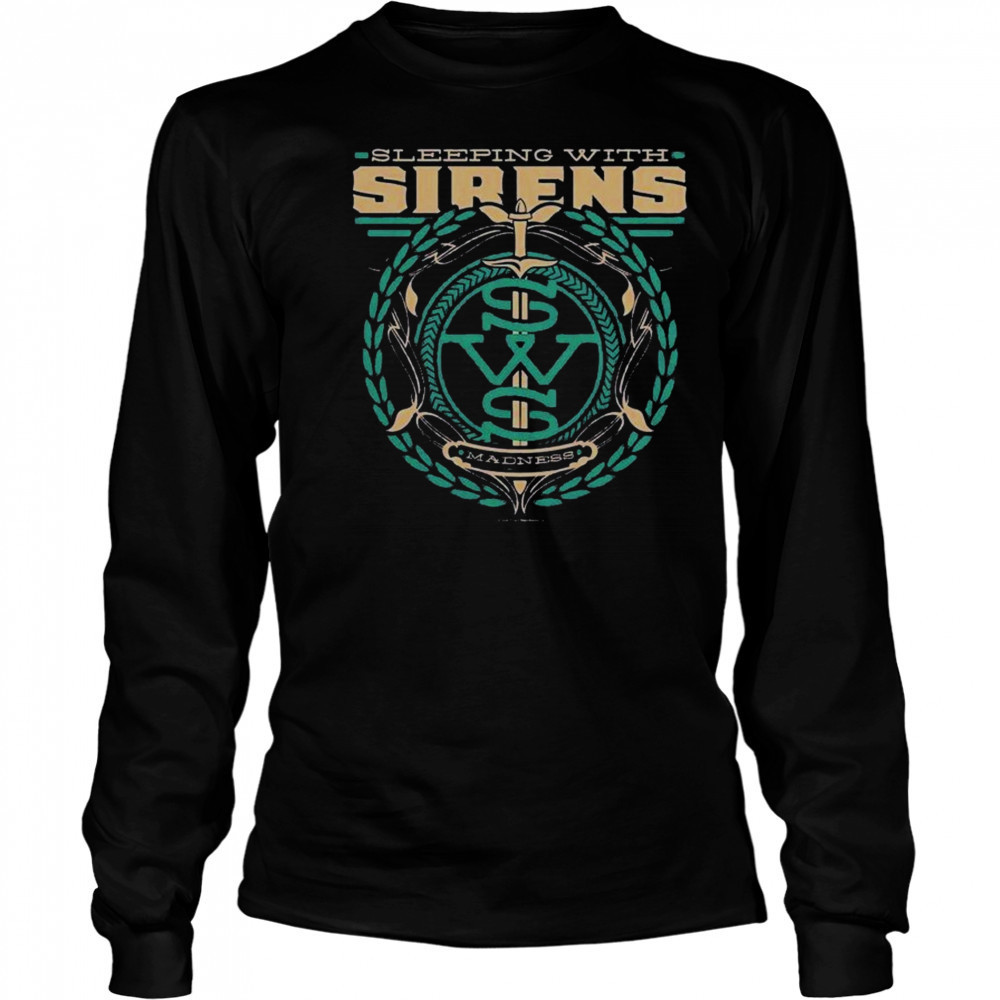 Sleeping With Sirens Dagger Crest T-Shirt Long Sleeved
