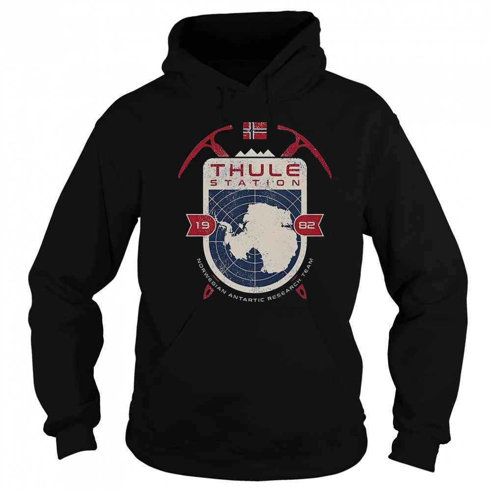 Thule Station 1982 Norwegian Antartic Research Team T-Shirt Sweatshirt