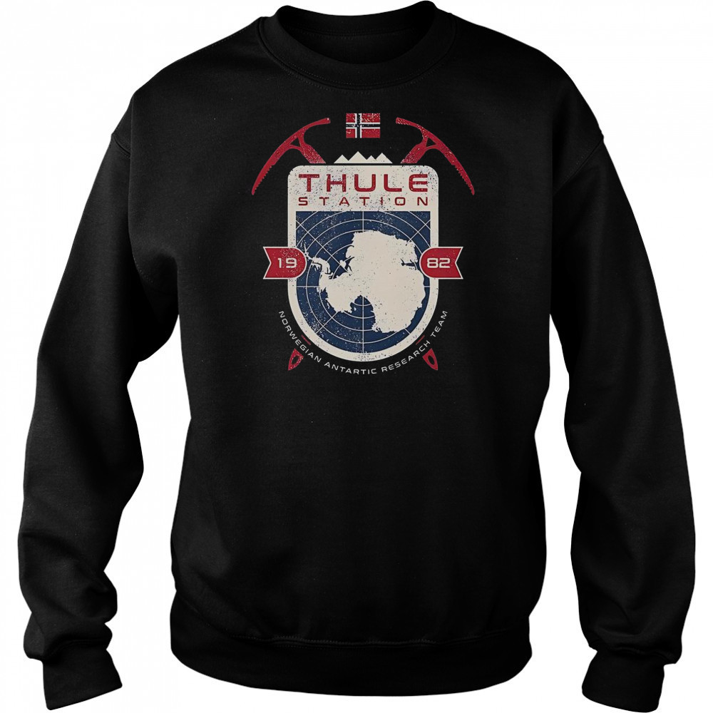 Thule Station 1982 Norwegian Antartic Research Team T-Shirt Hoodie