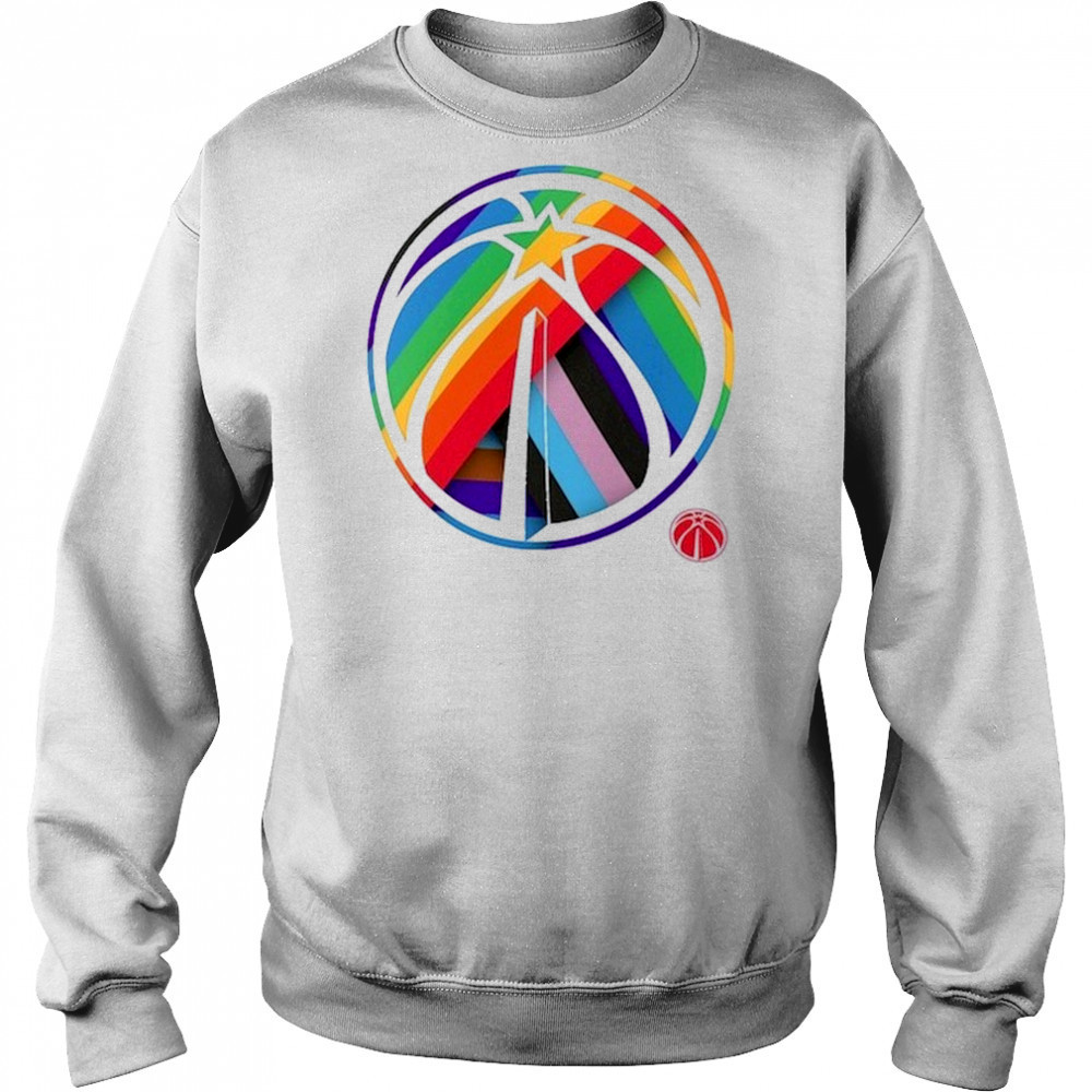 Washington Wizards Team Logo Pride T-Shirt Hoodie