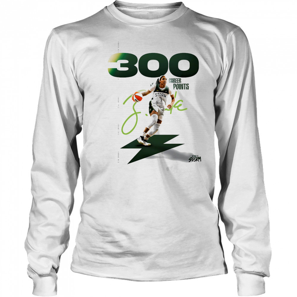 Zia Cooke 300 career points shirt Long Sleeved