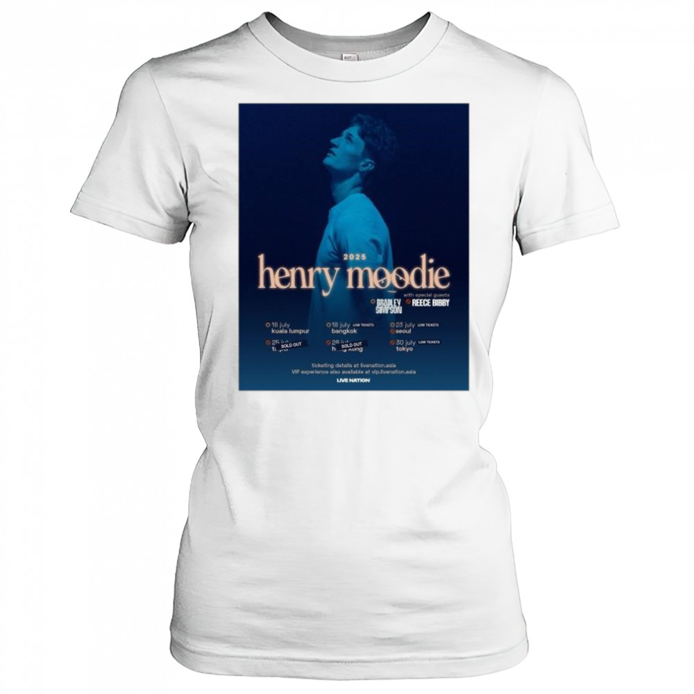 2025 Henry Moodie with Bradley Simpson and Reece Bibby July Tour t-shirt Women's T-shirt