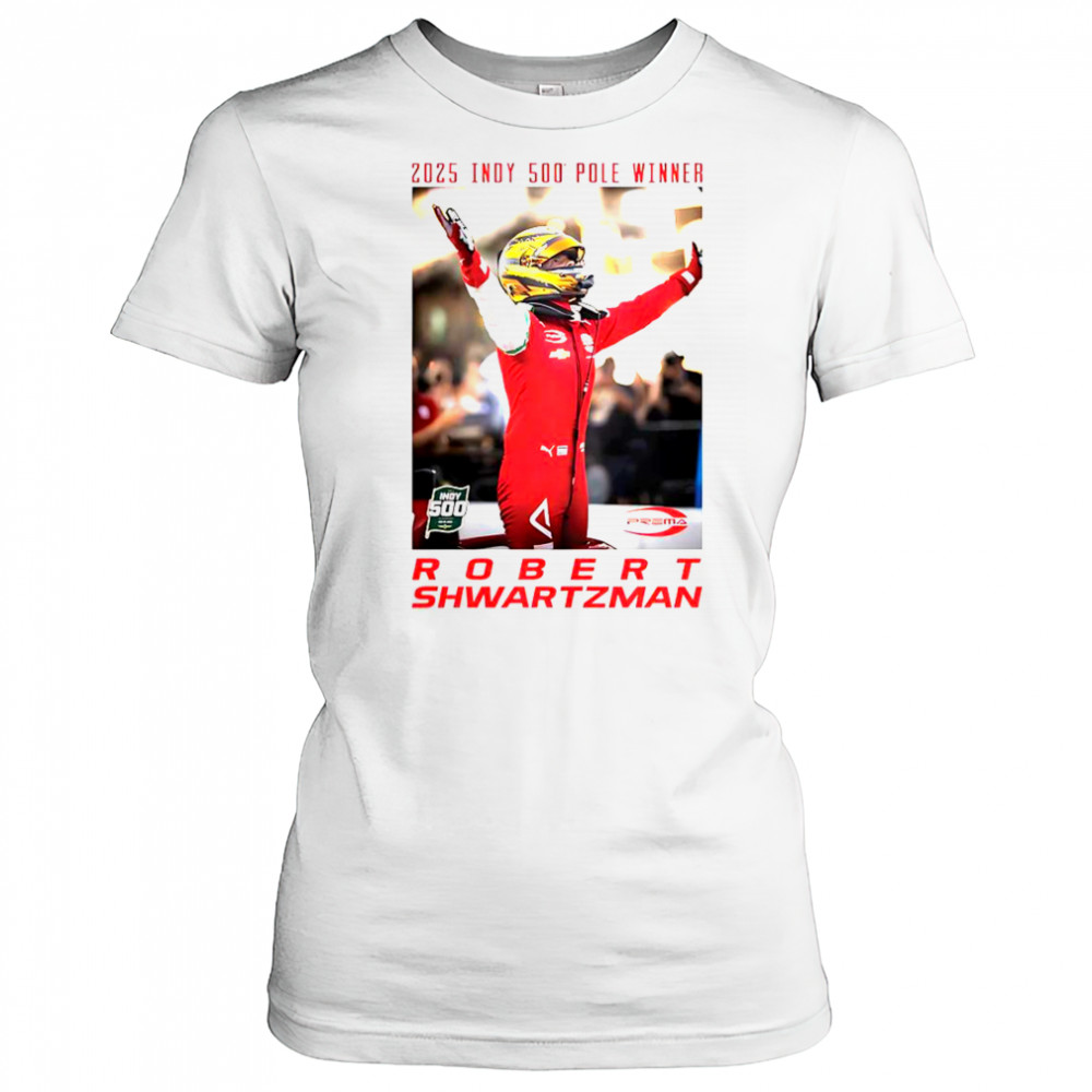 2025 Indy 500 Pole Winner Robert Shwartzman T-Shirt Women's T-shirt