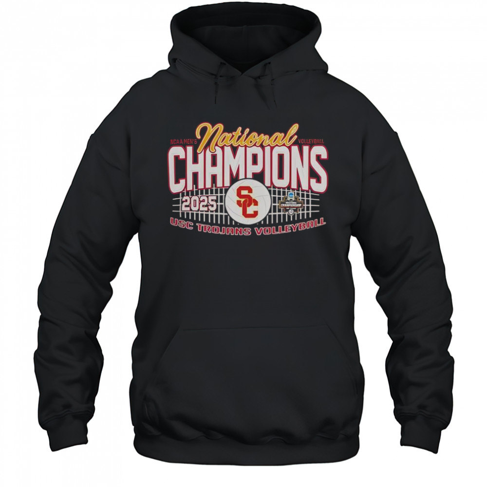 2025 NCAA Men’s Volleyball National Champions USC Trojans T-Shirt Hoodie