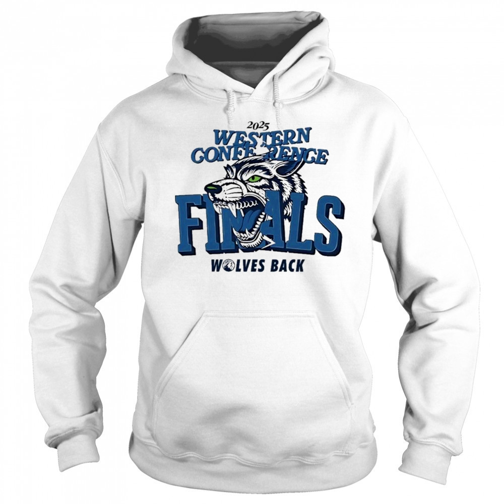 2025 Western Conference Finals Wolves Back Shirt Sweatshirt