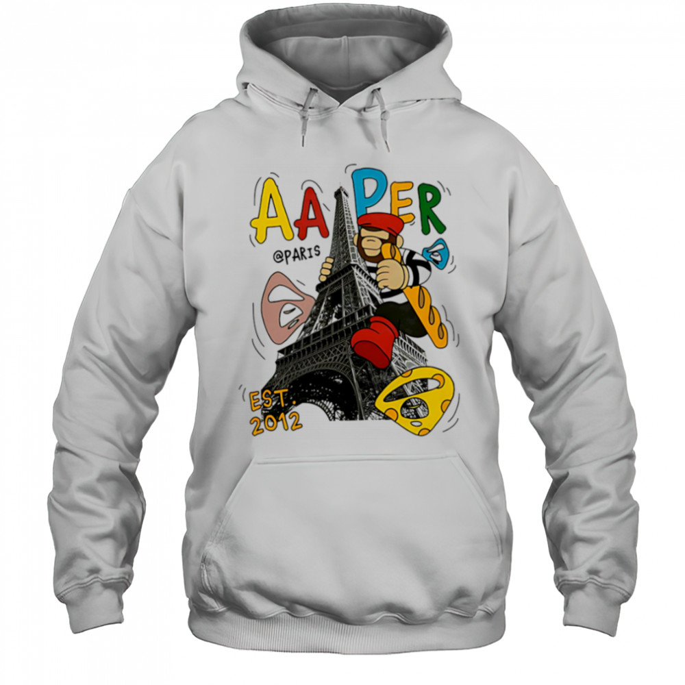 Aape Bathing Ape Eiffel Tower shirt Hoodie