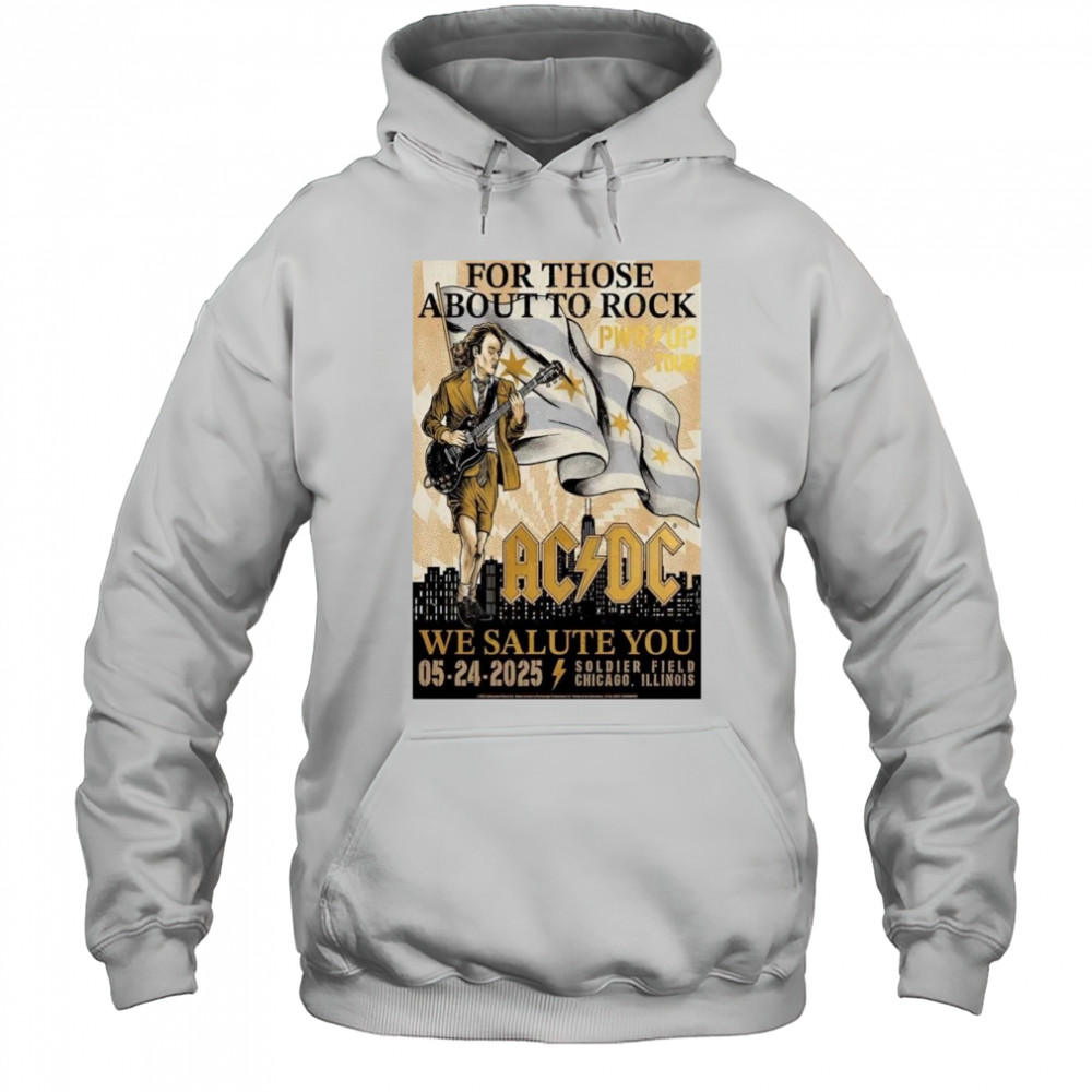 ACDC May 24 2025 Soldier Field Chicago IL Shirt Hoodie