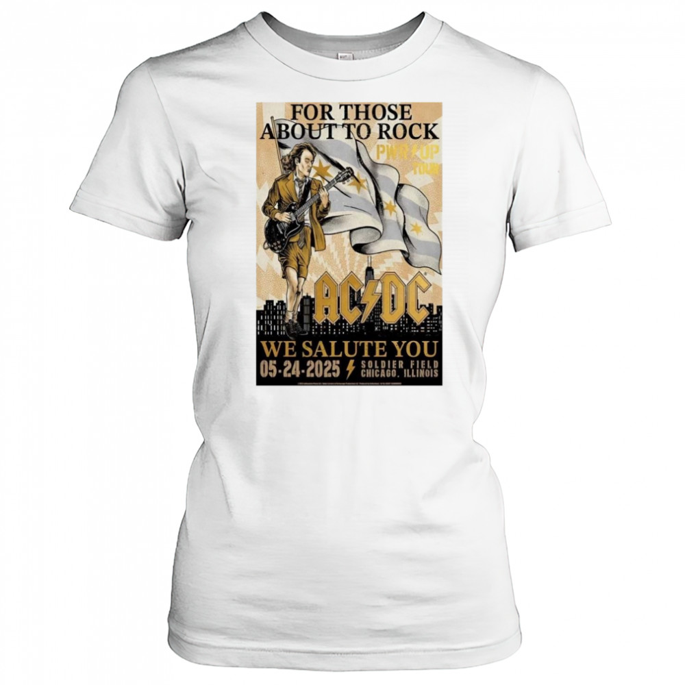 ACDC May 24 2025 Soldier Field Chicago IL Shirt Women's T-shirt