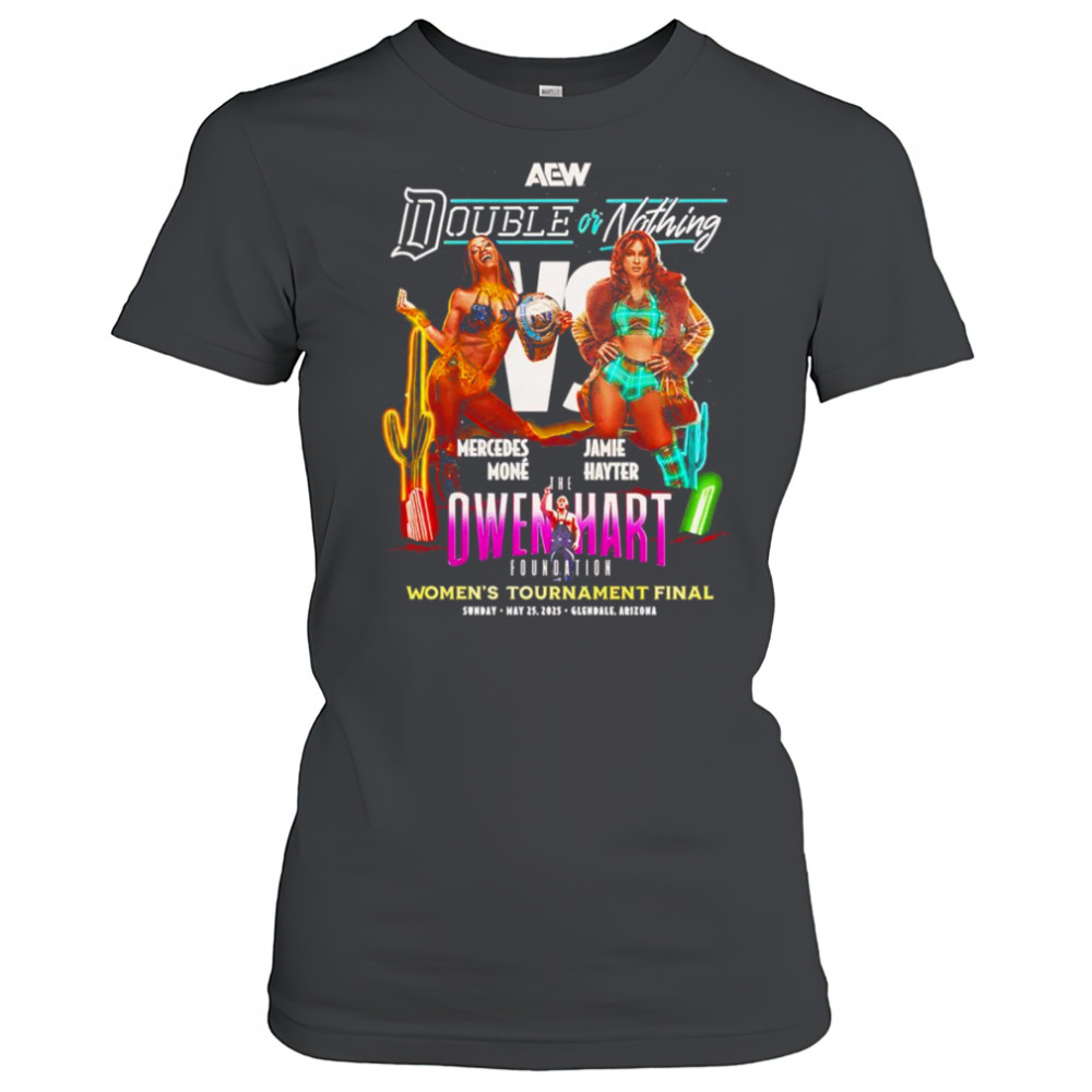 AEW Double or Nothing 2025 Mercedes Moné vs Jamie Hayter shirt Women's T-shirt