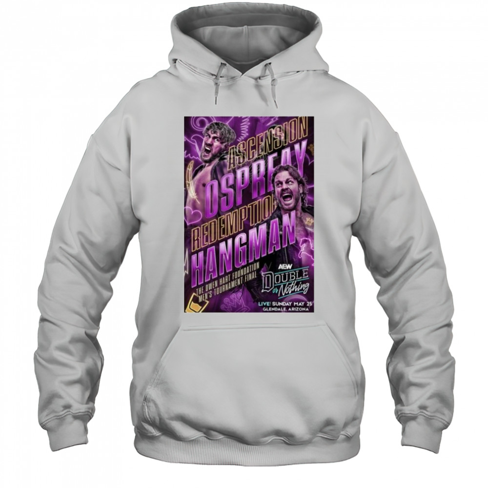 AEW Double or Nothing Matchup Monday Will Ospreay vs Hangman Adam Page May 25-2025 t-shirt Hoodie