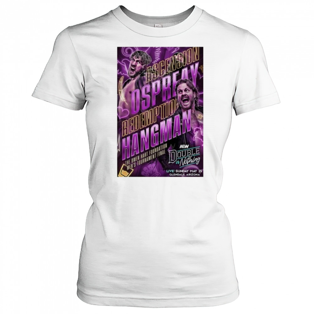 AEW Double or Nothing Matchup Monday Will Ospreay vs Hangman Adam Page May 25-2025 t-shirt Women's T-shirt