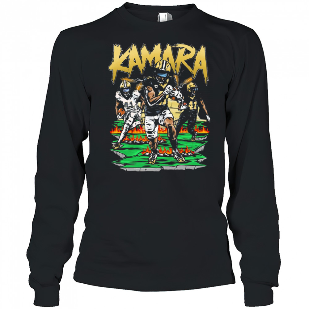 Alvin Kamara New Orleans Saints NFL Football Planet Euphoria Art 2025 t-shirt Long Sleeved