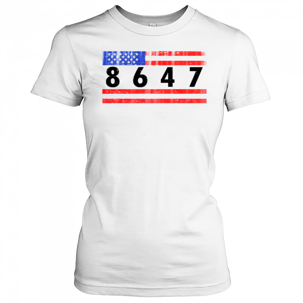 Anti Trump Impeach 47 8647 47th President Us Flag T-Shirt Women's T-shirt