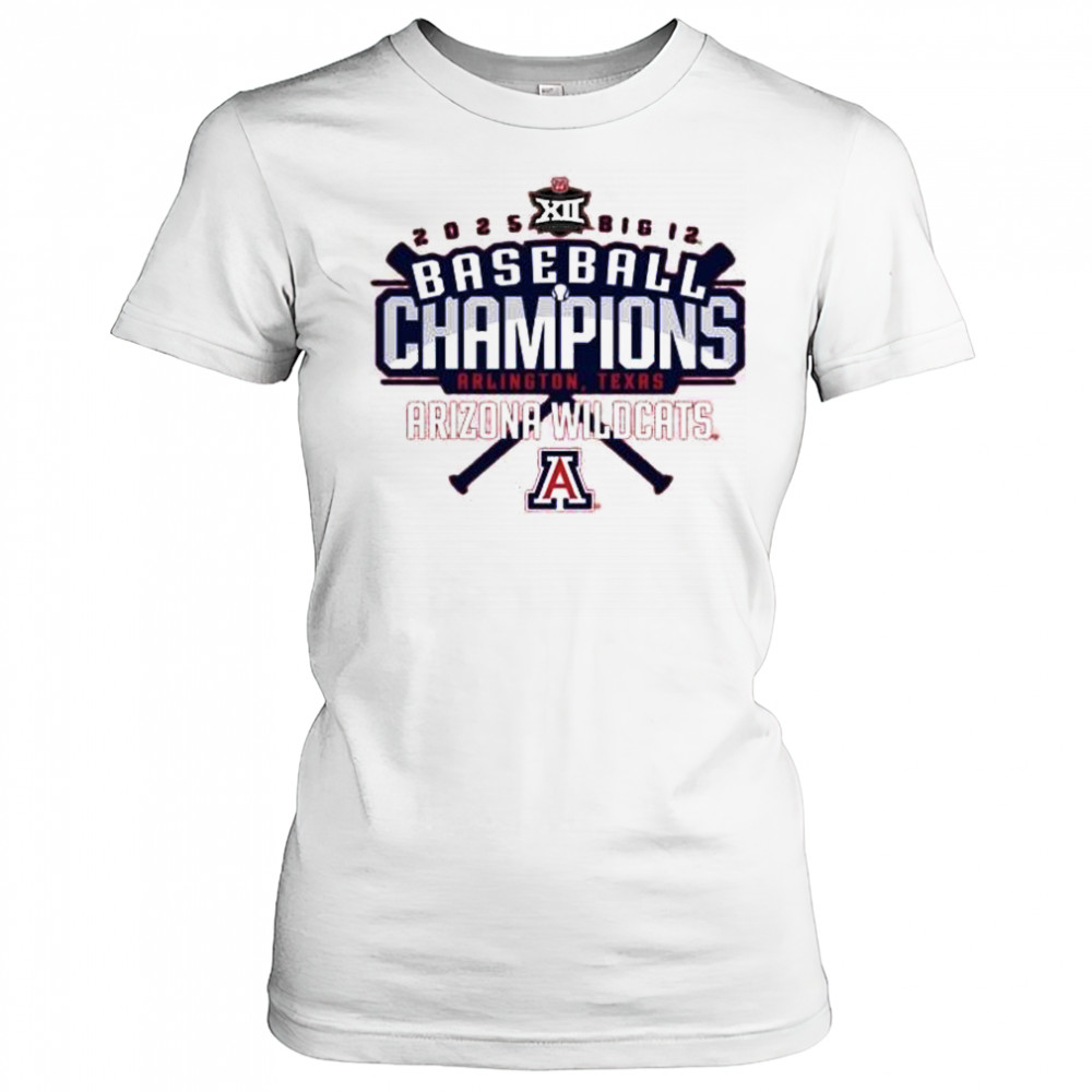 Arizona Wildcats 2025 Big 12 Baseball Conference Tournament Champions Arlington Texas t-shirt Women's T-shirt
